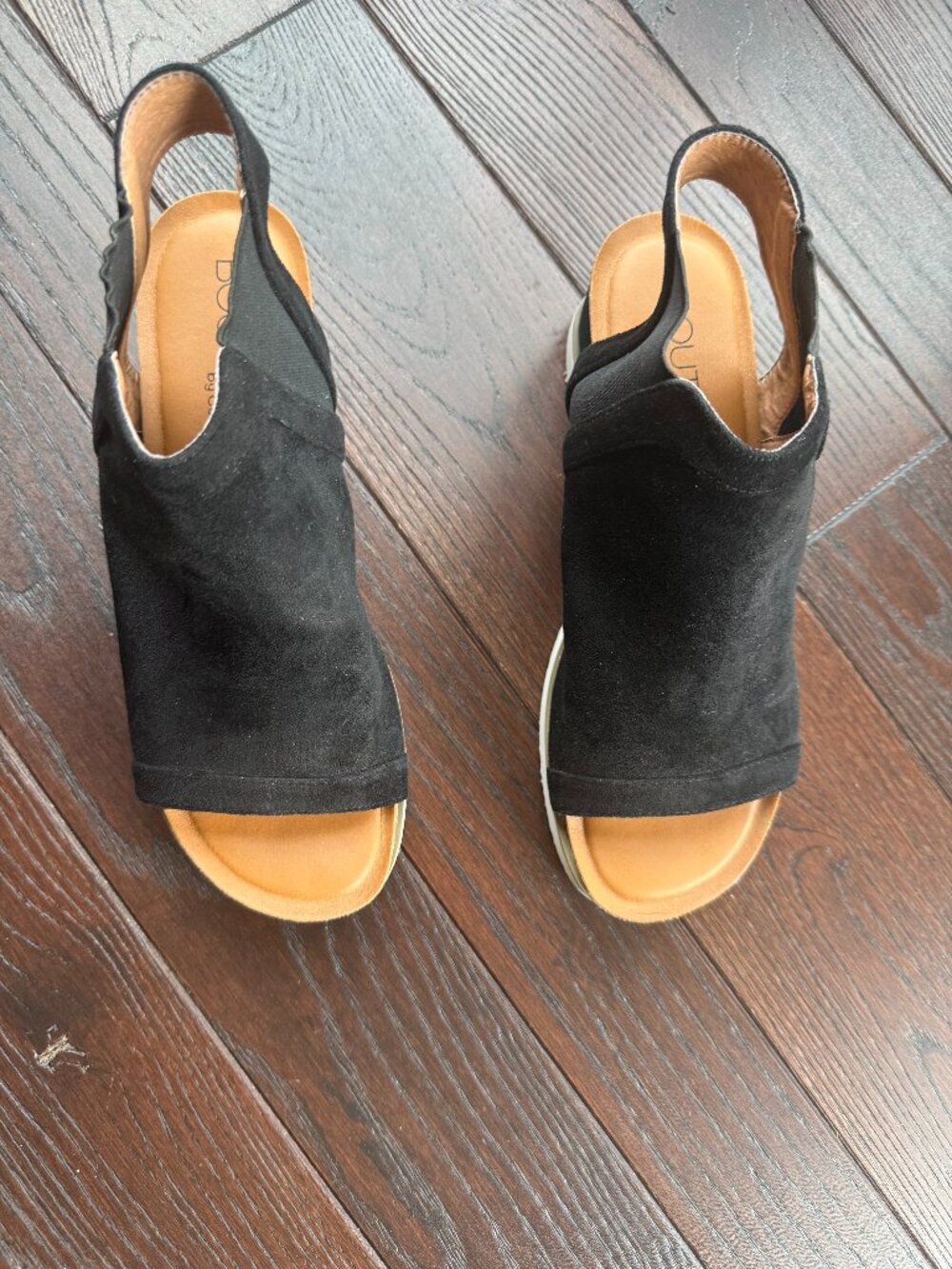 Easy Living Corkys - Black Boutique size 10 Womens Wedge EUC